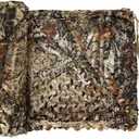 LOOGU Custom Woodland Camo Netting Camping Military Hunting Camouflage Net (6.5x6.5ft(2Mx2M), LOOGU SUPER 1.0 Tree)