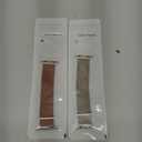 3 Pack Mesh Metal Band Compatible with Apple Watch Band38mm/40mm/41mm/42mm , Stainless Steel Magnetic Loop Strap for iWatch Ultra 3 2 1  (Series 11/10) Men Women (A-Rose Gold/Black/Starlight)