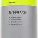 KOCHCHEMIE Green Star - Highly Concentrated Universal Cleaner; NTA, Phosphate, and Solvent Free, Clean Auto Interiors and Exteriors, Engines, Commercial, Home, and Industrial Use (1 Liter) (33.8 Fl Oz (Pack of 1))
