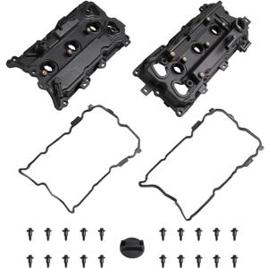 Tykick Engine Valve Covers with Gasket for Nissan Maxima 2009-2014 2016-2020 Murano 2015-2020 Altima 2015-2018 Pathfinder 2015-2016 Infiniti QX60 2015-2018 3.5L V6 Replaces 13264-9N00A13264-9N00B