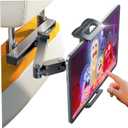 LISEN Tablet Holder for Car Headrest, iPad Holder for Car Backseat Road Trip Essentials for Kids, Headrest Tablet Mount - [95% Backseat Coverage], for iPad Pro Air Mini Galaxy All 4.7-11.9" Devices