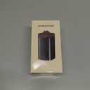 Portable Mini Humidifier, 400ml Small Humidifier with 2 Modes Large Spray, USB Personal Desktop Humidifiers for Home Bedroom Car Office Travel Yoga with 7 Color LED Light, Auto-Off, Bass Work(Black)