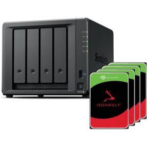 Synology DS925+(2X 2.5GbE Ports, Ryzen V1500B, 4GB RAM) 4-Bay 32TB Bundle with 4X 8TB Seagate Ironwolf HDDs