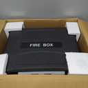 Fireproof and Waterproof Safe, fire safe document box with Sensor light, Portable Lock Box with Key Lock and Ergonomic Handle, 1 Hour at 1700°F, 72 Hours Waterproof 14.4 x 11.2