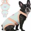 Amazon.com : PUMYPOREITY Escape Proof Dog Diapers - Reusable, Washable, French Bulldog & Female/Male Period Diapers - Blue, XL : Pet Supplies