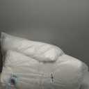 Down Comforter King Size All Season Medium Weight Fluffy White Duvet Insert, Warm Feather Bedding, Soft 100% Cotton Cover, 90x106 Inch