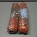 2 x Alupssuc 24 Bundles Artificial Fall Mums Flowers for Outdoors Decoration, UV Resistant Silk Violet and Faux Eucalyptus Autumn Fake Plants for Outside Indoor Yard Home Patio Porch Decor