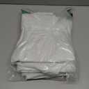 Greyish White Blackout Curtain Panels 95 Inches Long for Living Room, Home Office, Back Tab/Rod Pocket Thermal Insulated Window Treatment Panels for Bedroom, 52" w 8ft, 2 Panels