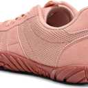 UBFEN Sneakers Barefoot Shoes for Womens Mens Minimalist Trail Running Hiking Comfortable Walking Pink Size US 7.5 Women/5.5 Men