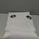 NICETOWN 100% Absolutely Blackout Linen Curtains with Thermal Insulated White Liner, Ivory, 52" Wide, 2 Pieces, Privacy Vertical Window Drapes for Office Laundry Living Room Windows 84 inch Long