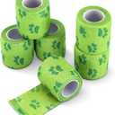 6 Rolls No Chew Bandage for Dogs, Bandage Wrap for Dogs, Self Adhesive Non-Woven Bandage Wrap for Dog Legs Paws Wounds