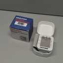 MMIZOO Wrist Blood Pressure Monitor Large LCD Display BP Machine Adjustable Cuff 5.31-7.68 inch Automatic 99x2 Sets Memory with Carrying Case for Home Use (W1681) (White)