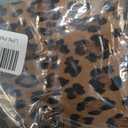 BAGSMART Small Makeup Bag for Women with Slip-in Pocket, Leopard