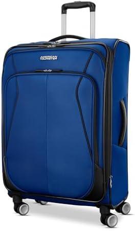 American Tourister Blue Full Size Suitcase,  30×19×12 inch