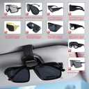 sunglass holder for car visor sunglasses holder clip Metal Auto Vehicles Sun Visor Glasses Truck Tan SUV Sunglass Eyeglass Eye Glass Holder Car Accessories Organization sunglasses visor clip for car