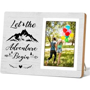 Engagement Picture Frames, Wedding Gifts for Engaged Couples, Engagement Gifts for Friends, Congratulation Presents for Newly Engaged Couples, Engagement Photo Frame Gift12P049, 9.8"L x 7.8"W