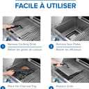 Napoleon Cast Iron Charcoal and Smoker Tray Fits Most Napoleon Grills