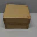 Amazon Basics 4-Pack Large Pencil Cases - Durable Plastic School Supply Pencil Box - Multi-Color Student Organization Cases for Office, College & Classroom Supplies