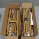 Metal Arch Backdrop Stand, 7.2FT+6FT Wedding Arch Frame, Gold Wedding Arch Backdrop Stand Set of 2, Balloon Arch Backdrop for Wedding Birthday Party Baby Shower Graduation Ceremony Decor