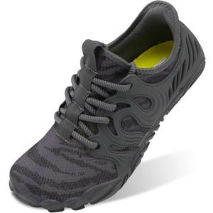 Scurtain Unisex Mens Womens Athletic Hiking Water Shoes for Women Barefoot Shoes Women Men Womens Water Shoes Men Women Swim Shoes Men Women Water Shoes Dark Grey 9 W/7.5 M