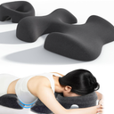 KONOVOLY Breast Pillow and Face Down Pillow for Massage Set, Women's Massage Bolster Sleeping for Bed with NonSlip Bottom, Home Head Chest Cushion for SPADark Gray