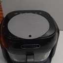 BOSWELL Glass Air Fryer, 7.5QT with Transparent Fry Bowl, Circulating Heating, Temperature Control, Air Fryer Roast, Dishwasher Safe (Black)