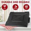 17" x 13" Universal Cast Iron Griddle for Gas Grill, Stove Top Griddle Gas Grill Griddle Insert for Charbroil Nexgrill Parts Charcoal Cooking Plate Outdoor Camping Tailgating Teppanyaki BBQ Accessory