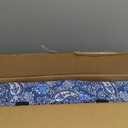 American Mahjong Game Set, 166 Blue Tiles (1.2), 4 All-in-One Color Rack/Pushers & Drawstring Bag, Complete Mahjong Sets with Blue Printed Carrying Bag and Mahjong Tile Set Accessories