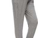 Maternity Pants Lounge Workout Joggers Track Cuff Over The Belly Sweatpants Stretchy Pregnancy Pajama Pants (Gray, XL)