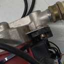 Hot Water Recirculating Pump, Water Circulator Pump, 120W 110V Automatic Circulating Pump Stainless Steel Head NPT 3/4" w/NPT 1/2" Adapter,15-9S Dual Control for Electric Water Heater System