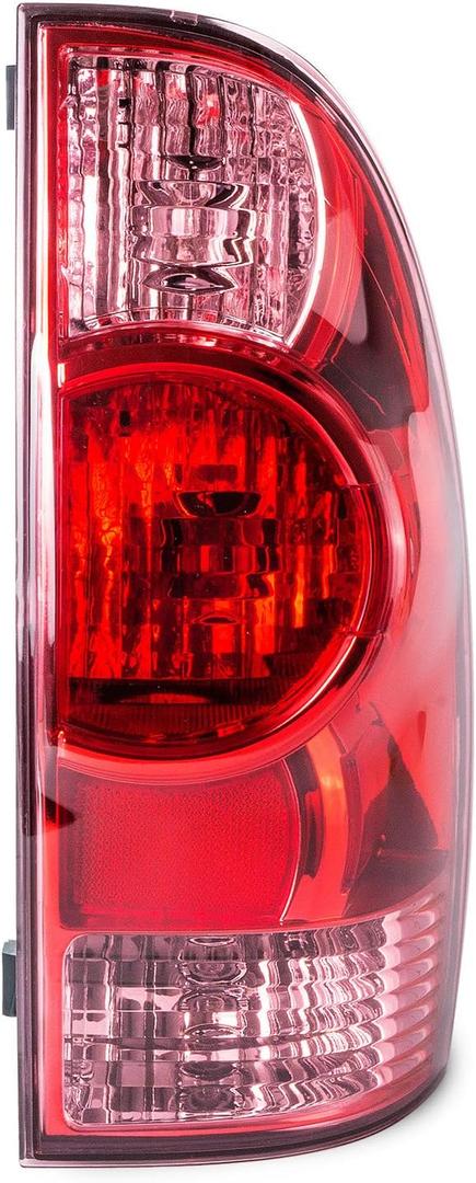 RANSOTO Right Passenger Side Tail Light Compatible with 2005-2015 Toyota Tacoma Tail Lamp with Harness and Bulbs Replace 8155004150