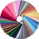 50 Pieces Multi-Colors Fabric Patchwork Mixed Squares Bundle Sewing Quilting Craft, 50 Colors (10 x 10 cm)