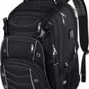 VECKUSON 18.4 Laptop Backpack For Unisex, 60L Extra Large Gaming Laptops Back Bag With USB Charger Port,TSA Friendly Flight Approved And RFID Anti-Theft Pocket Heavy-Duty Pack, 21.3*15.7*11.8 Inch Grey