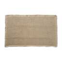 BYH Checkered Bath Mat, 24x68in Woven Bath Mat Washable Bathroom Rugs Tassels Absorbent Bath Mat Non Slip Rubber Backed Bathroom Mat for Doorway Bathtub Side