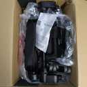 Wagon Stroller for 2 Kids & Cargo-Travel Stroller Push-Pull Double Wagon Lightweight Folding Stroller for Newborn&Toddler with 5-Point Harness,Adjustable Handle Bar and Canopy,Tray Table,Cup Holder (Black)