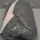 Amdrebio Light Pink Round Rug 4Ft for Girls Bedroom, Fluffy Circle Area Rugs for Kids Room Decor Aesthetic, Cute Shag Fuzzy Carpet for Nursery, Preppy Dorm, Classroom, Playroom, Teen, Baby, Washable