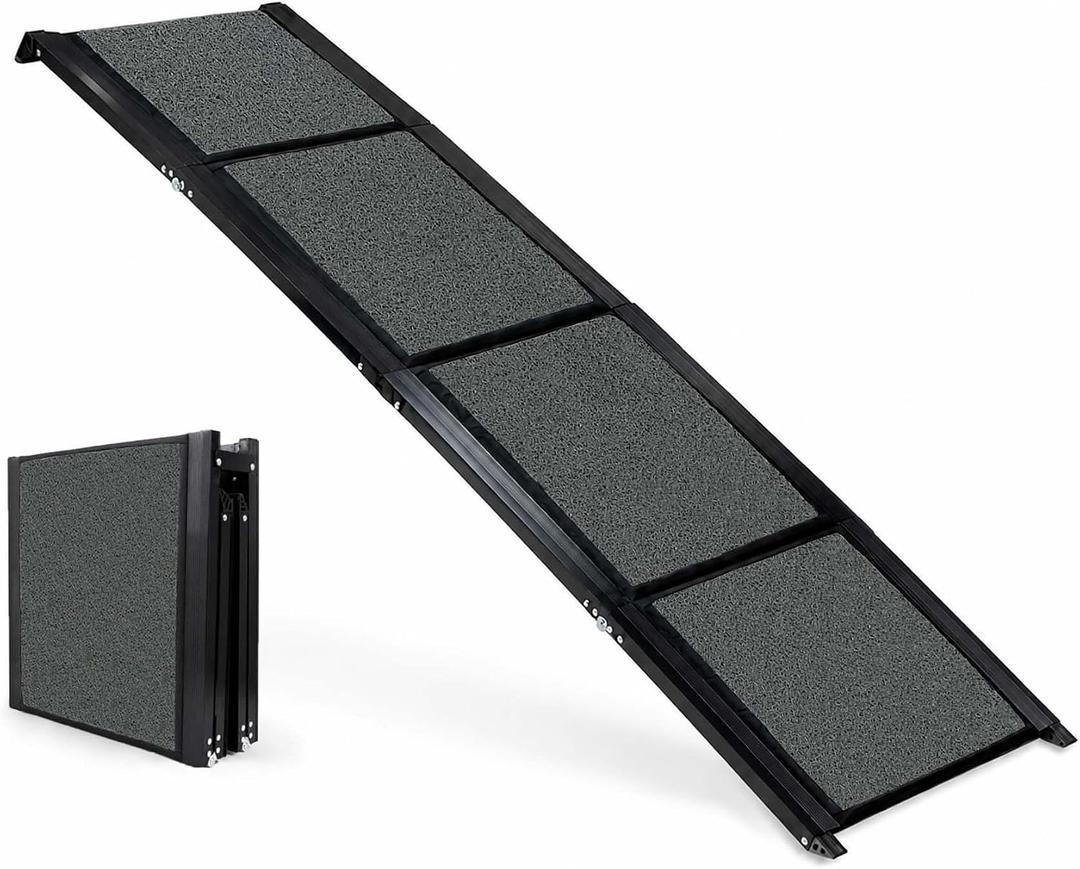 Dog Ramp for Car, 71 x 20 in Folding Pet Ramp for Large Dogs, 250 lbs