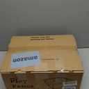 Baby Playpen with Mat, 65 x 50 Inch Play Pen Playards, Playpen for Babies and Toddlers, Baby Playard for Indoor & Outdoor Active Center Game Fence, Skin-Friendly Fabric and Soft Breathable Mesh (Grey)