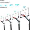 PROGOAL Universal UV-Resistant Basketball Backboard Padding Fits All Basketball Systems Indoor Outdoor