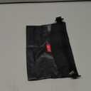 pack all Water-Resistant Material Zipper Pouch, Mesh Zipper Bags for Storage, Travel, Office (Black, Small)