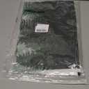 Green Forest Sheer Valance Curtains for Kitchen Living Room Decor, Nature Woodland Tree Forest Silhouette Landscape Semi Sheer Curtain Voile Valance Rod Pocket Window Short Curtain Panel 54"x18"