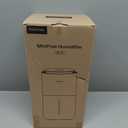 MistFree Evaporative Humidifier for Bedroom, 3L No White Dust for Sensitive Individuals, Auto Humidity Control, Works with Tap Water, Night Light, Easy Clean Tank for Home & Small Room