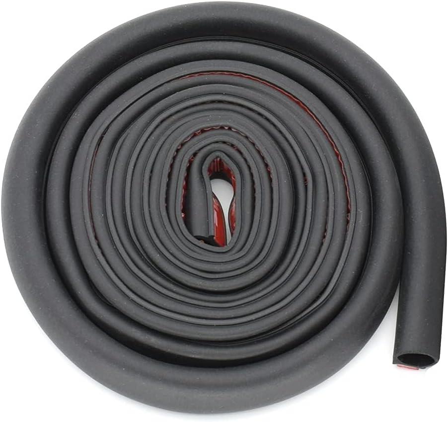 AUTOXBERT 20FT(6M) Universal Car Rubber Seal Strip Big D-Shape Door Seal Weather Strip Window Soundproof Noise Insulation Seals for Auto Door Trunk Hood