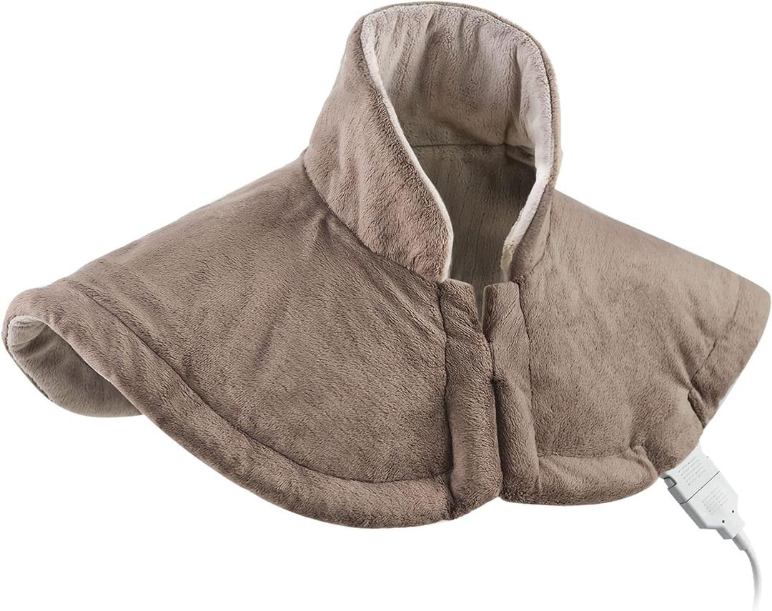 Heating Pad for/Shoulders/Neck/Back/Waist/AbdomenPain and Wrap Cramps Relief - Moist and Dry Heat Therapy with Auto-Off Electric Hot Heated Pad by GOQOTOMO-20 x25 HW-PJ