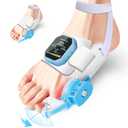 Bunion Corrector with Foot Massager, Innovative Bunions Correction Fix for Women Men, Adjustable Big Toe Separators Bunion Splint with Muscle Stimulator for Right/Left Feet Bunion Pain Relief Therapy