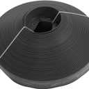 Garden Edging, Lawn Edging, Landscape Edging Kit, Lawn Striping Kit, Plastic Edging for Landscaping, Pe 40M Garden Border with Spikes for Lawn Flower Bed Grass Yard (Black)