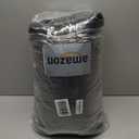 HYLEORY All Season Queen Size Bed Comforter - Cooling Goose Down Alternative Quilted Duvet Insert with Corner Tabs - Winter Warm - Machine Washable - Black