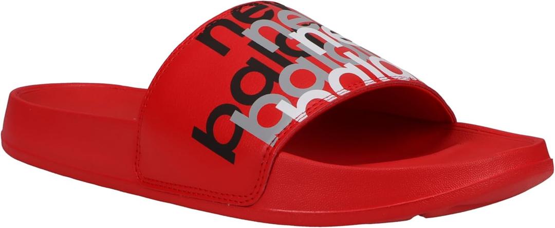New Balance Men's Slide Sandal (10, Team Red)
