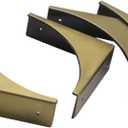 Metal Corner Guards for Furniture, Haowei 4 Pcs Decorative Safety Angle Guard Edge Cover for Furniture - Multifunctional Hardware Accessories