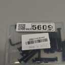 Taiss 20pcs 1/4-20 x 2" Flat Head Socket Head Screw,Furniture Bolts,Furniture Screws 304 Stainless Steel,1/4 Bolts Black Zinc Plated Fully Threaded,Countersunk Connector Screws with Hex Spanner